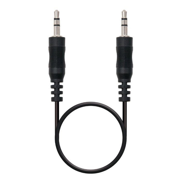 Nanocable Cable de audio estéreo Jack 3.5mm Macho a Jack 3.5mm Macho, 20m, Negro Nanocable Cable de audio estéreo Jack 3.5mm Macho a Jack 3.5mm Macho, 20m, Negro